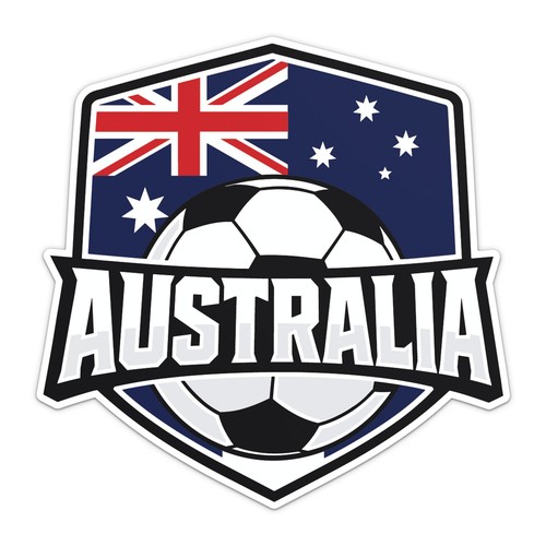 Australia flag soccer national - australia,