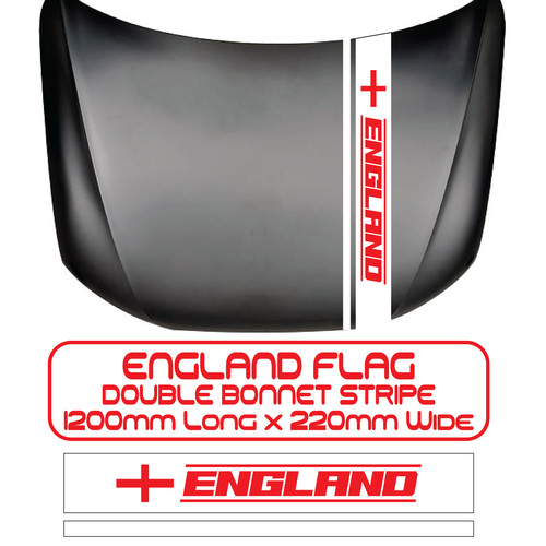 England team flag car bonnet - team,