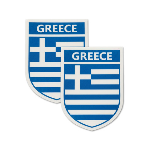 Pack greece flag crest - flag,