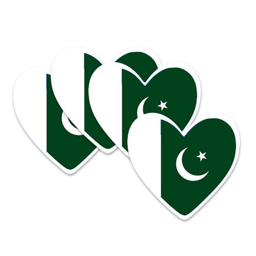 Pack pakistan flag - flag, heart