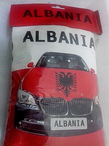 New albania kosova car flag - new,