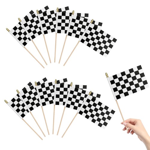 12pack small checkered - small, black