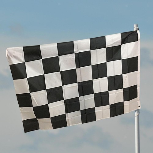 Portable race car - car, flag