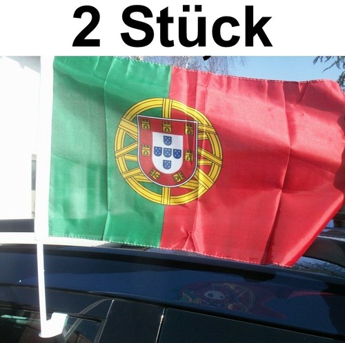 Car flag portugal football - 2x,