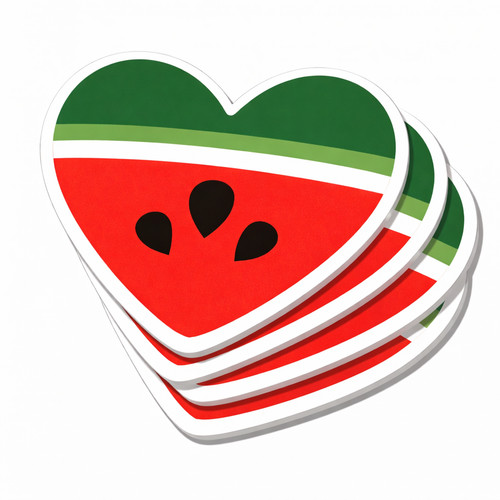 Pack watermelon flag - 4,