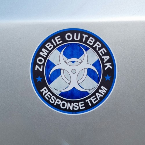 Scotland scottish flag zombie - scotland,
