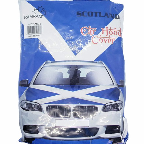 Scotland car hood - car, flag