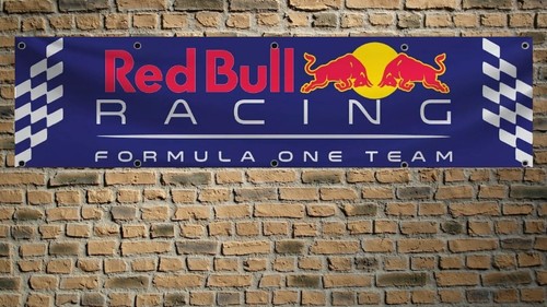 Red bull racing 2x8 banner - racing,