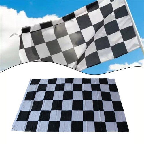 Checkered flag race car - flag,