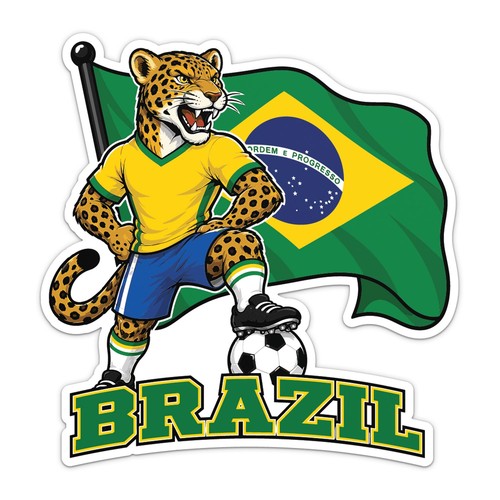 Brazil flag mascot national - brazil,